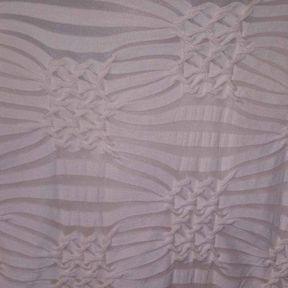 Indication By eci White/Cream Dress With Beautiful Details Size 6 - Picture 5 of 5